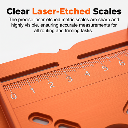 ⏳🔥LIMITED-TIME 50% OFF! ⏰🔩 Aluminum Alloy Wood Router Slotting Bracket – Straight Slots Every Time, Even for Beginners! ✨