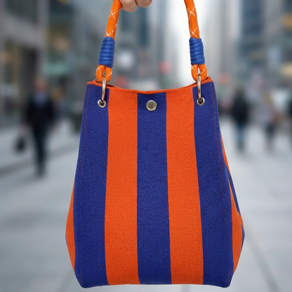 🏆👜🌴Striped Knit Bucket Handbag