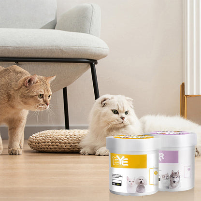 🎉55K+ Sold 🐾 Natural Plant-Based Pet Eye & Ear Wipes, Aloe Gentle Tear Stain Remover for Dogs & Cats