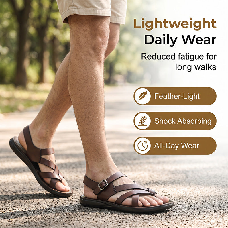 ⏳Time-Limited Special⏰Men Roman Sandals Summer Casual Soft Sole Beach Shoes