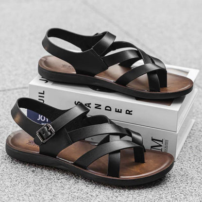 ⏳Time-Limited Special⏰Men Roman Sandals Summer Casual Soft Sole Beach Shoes