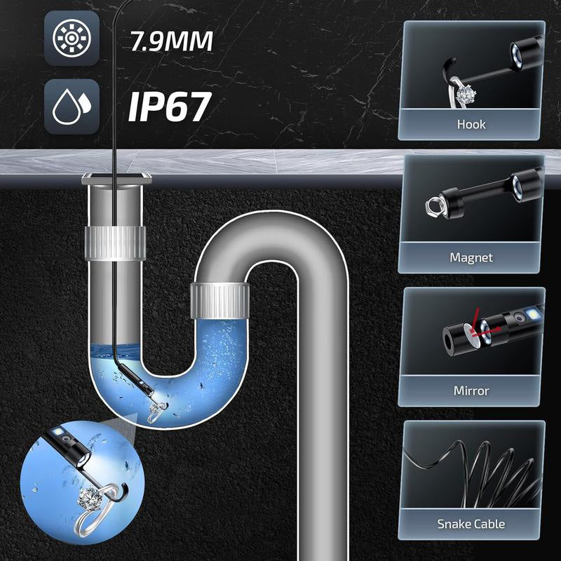 🔥 Particularly handy HD waterproof endoscopic camera