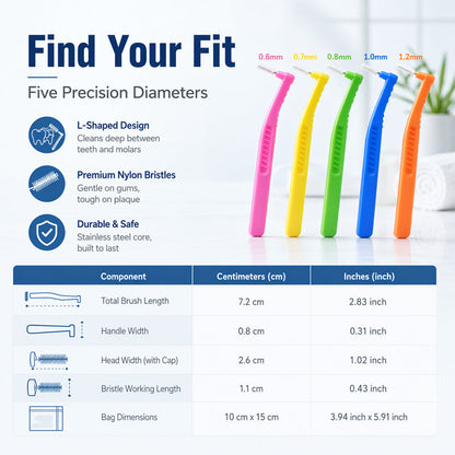 Deep Clean Ultra Thin Interdental Brushes