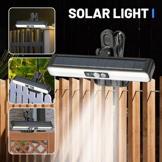 Solar Outdoor Clip Lights with Motion Sensor