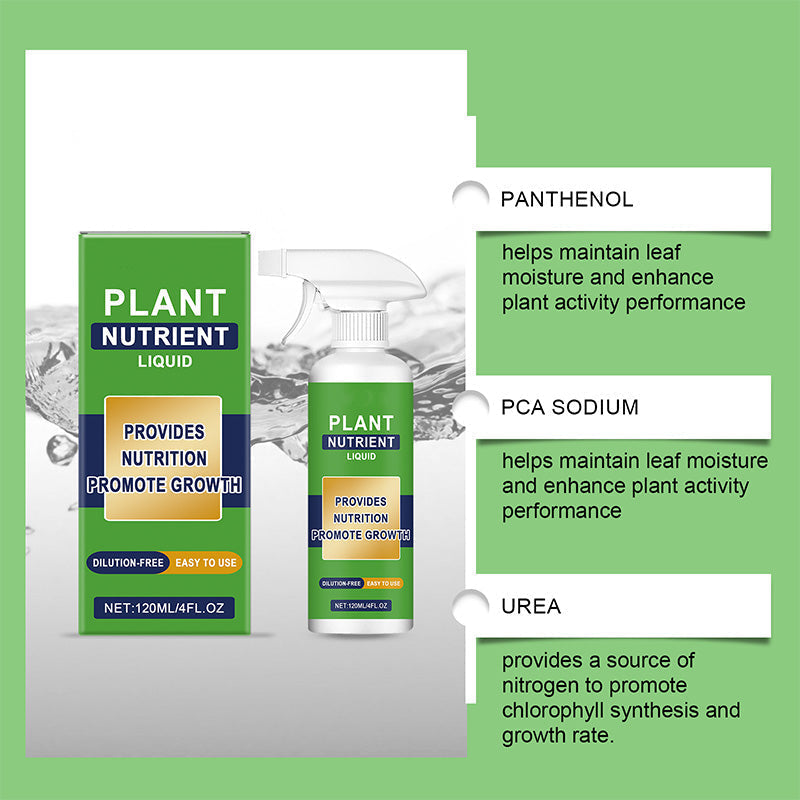 🔥Hot Sale 50% OFF🔥 🌿Nutrition Supplement For Plants！💦🌱Thrive And Grow Strong！Plant Nutrient Liquid Spray – Foliar Feed, Ready-to-Use, for Indoor & Outdoor 🌿