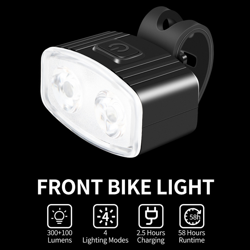 Rechargeable Bicycle Front & Rear Light