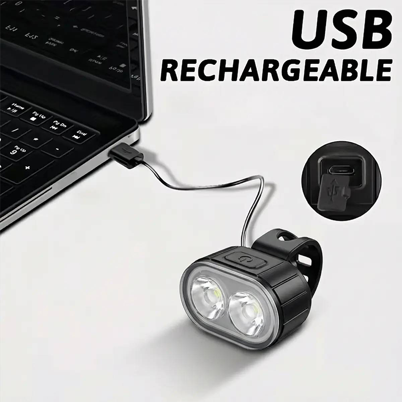 Rechargeable Bicycle Front & Rear Light