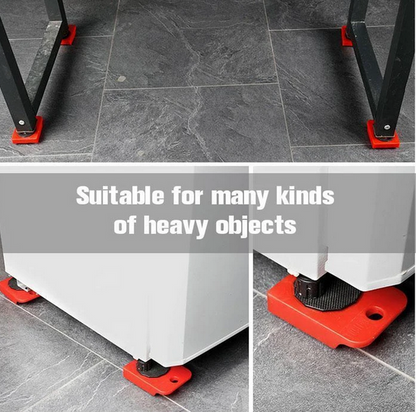 🏠 Heavy Furniture Moving Tool Kit – 8-Piece System for Home & Office Rearranging