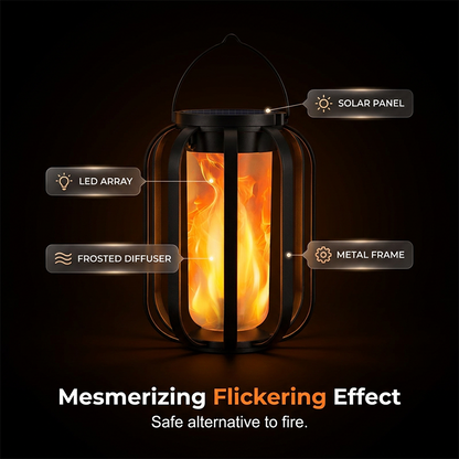🔥🏮 Must-Have! 50% OFF ⏰ ✨ Solar Flame Lantern – Realistic Flicker, Zero Fire Risk ✨