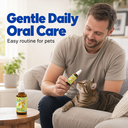 🔥Hot Sale 50% OFF🔥 Pet Breath Freshening Spray – Peppermint & Enzymes, No-Brush🐶