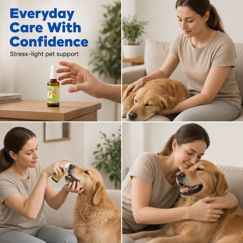 🔥Hot Sale 50% OFF🔥 Pet Breath Freshening Spray – Peppermint & Enzymes, No-Brush🐶