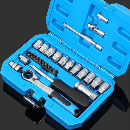 🎉 2026 Sale — Over 16,600 Sold!🔧29‑Pcs Ratchet Socket Wrench Kit 🛠️