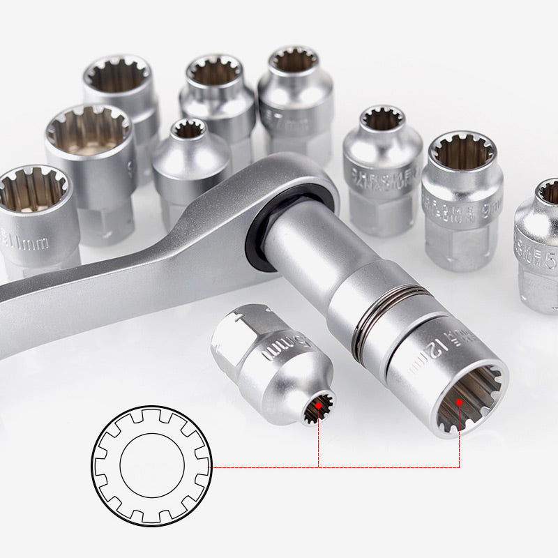 🎉 2026 Sale — Over 16,600 Sold!🔧29‑Pcs Ratchet Socket Wrench Kit 🛠️