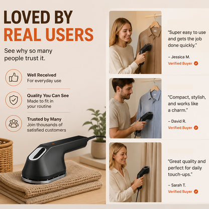 👔✨3-in-1 Handheld Garment Steamer