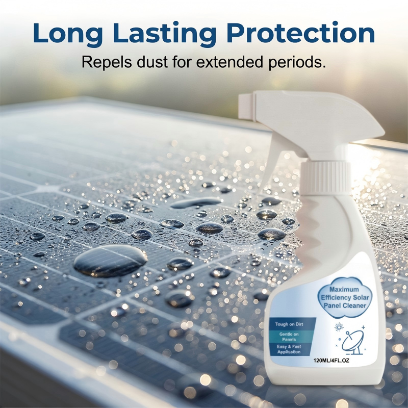 🔥Hot Sale 50% OFF🔥 Solar Panel Cleaner Spray – High-Efficiency, Streak-Free, Biodegradable, 32oz Makes 150Gal ☀️