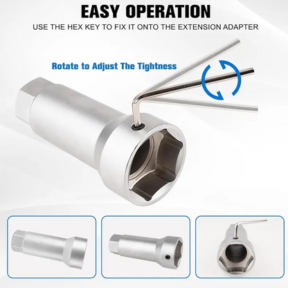 🛠️10-Piece Axle Spindle Thread Repair & Chaser Set🔧