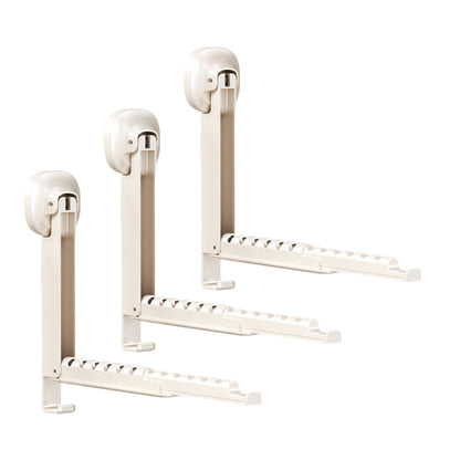 🔥 Hot Sale ⚡ 50% Off for a Limited Time 💥 Suction-Cup Telescoping Folding Clothes Rack—No Drilling Required, Space-Saving, Perfect for Bathrooms and Balconies 👚