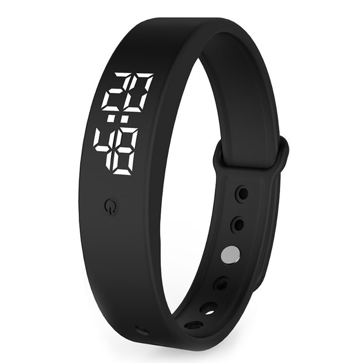 ⌚50% OFF NOW ! 🏃Student Digital Sports Wristband – Pedometer Vibration Alarm Silicone Watch for Kids Teens