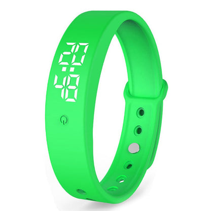 ⌚50% OFF NOW ! 🏃Student Digital Sports Wristband – Pedometer Vibration Alarm Silicone Watch for Kids Teens