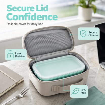 🎉 2026 Sale — Over 31,700 Sold! 🍱 Silicone Lunch Box – Collapse, Pack, Go! ✨