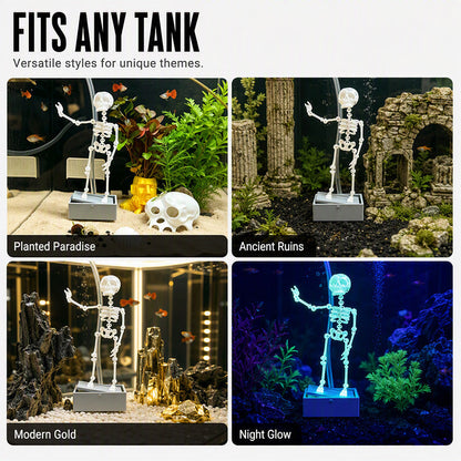 Dancing Skeleton Aquarium Bubbler