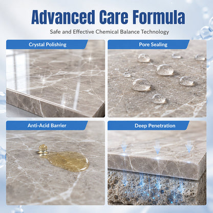 ✨ Marble Cleaning & Polishing Agent – Gently Cleans, Enhances Shine, Protects Sealed Stone ✨