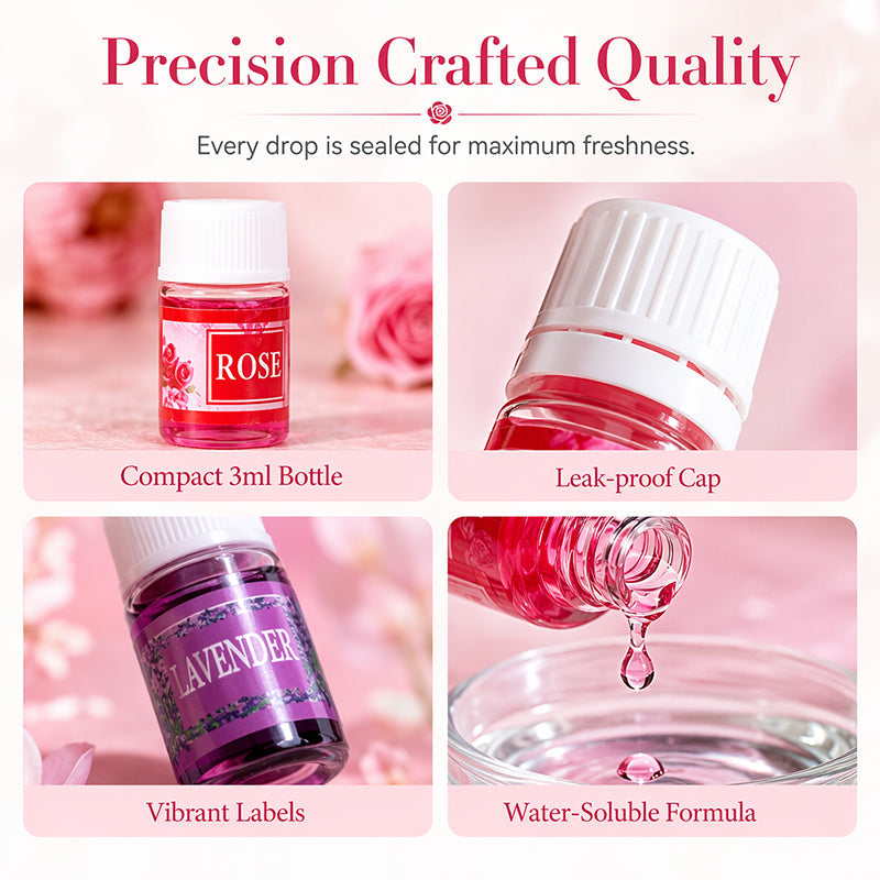 🌺 Last Day: 50% Off for a Limited Time! 🌷12-Pack Water Soluble Essential Oils Set