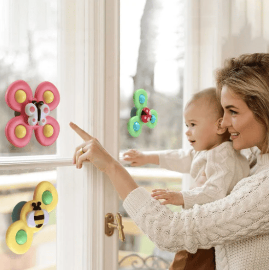⚡50% Off for a Limited Time！! 🧸 Suction cup spinners for fun and play