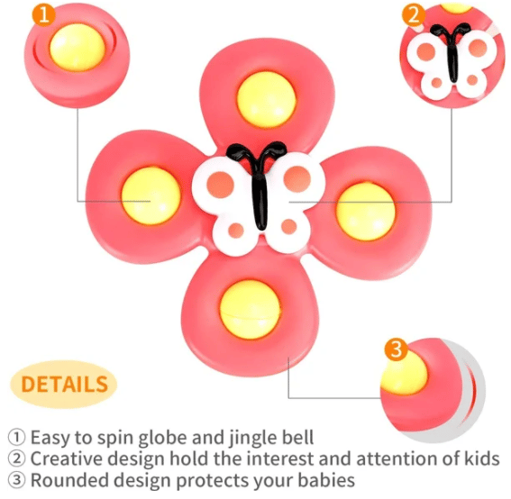 ⚡50% Off for a Limited Time！! 🧸 Suction cup spinners for fun and play