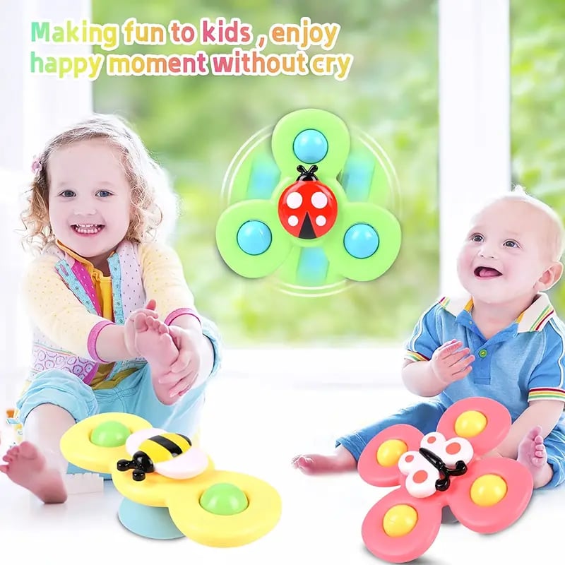 ⚡50% Off for a Limited Time！! 🧸 Suction cup spinners for fun and play