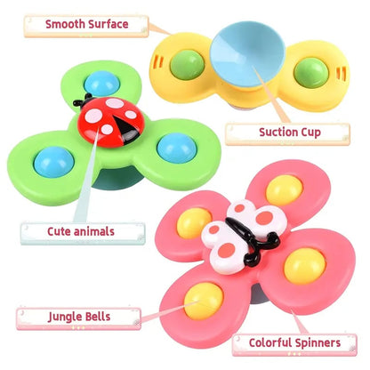⚡50% Off for a Limited Time！! 🧸 Suction cup spinners for fun and play
