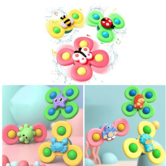 ⚡50% Off for a Limited Time！! 🧸 Suction cup spinners for fun and play