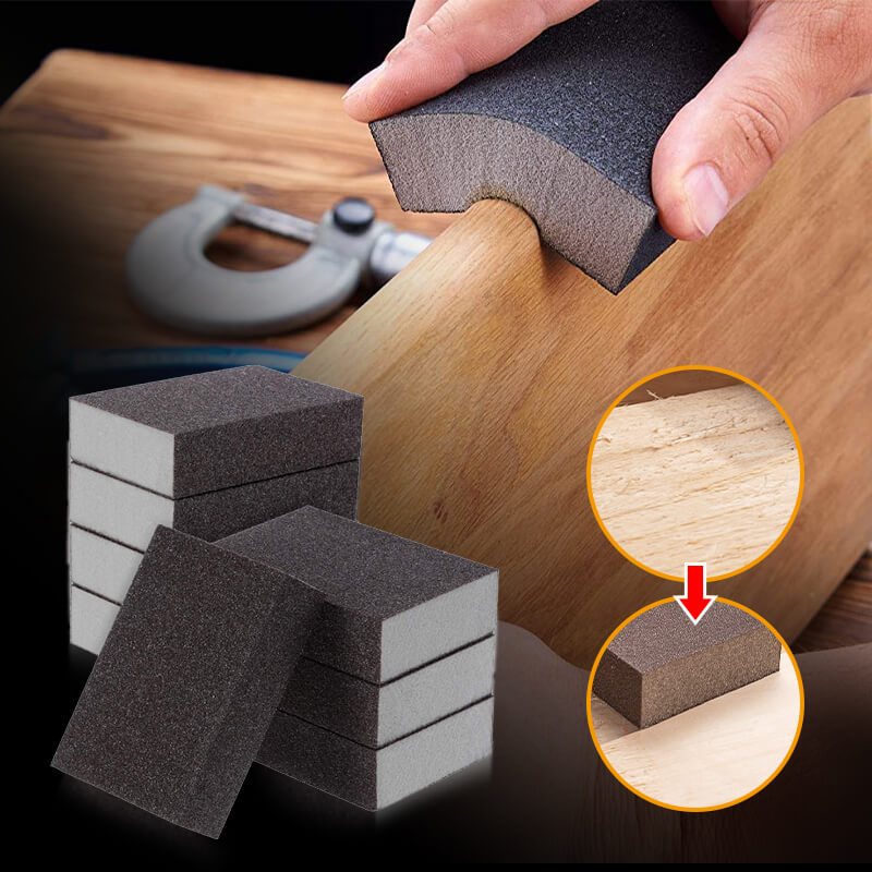 High density sanding sponge Fine (240–600 Grit)
