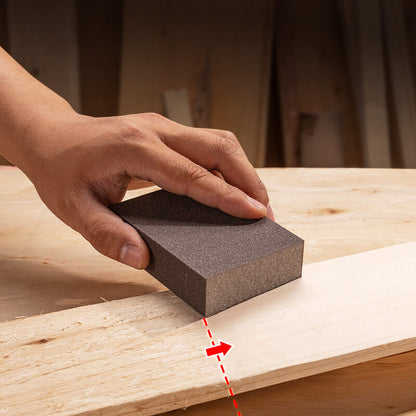High density sanding sponge Fine (240–600 Grit)