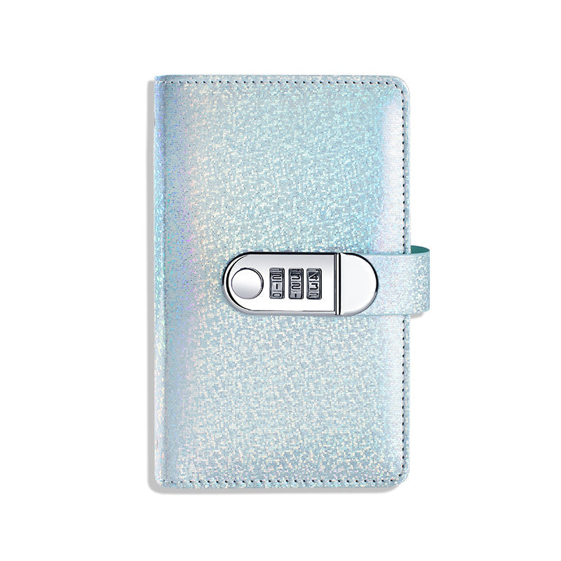 Glitter Password Lock Budget Binder