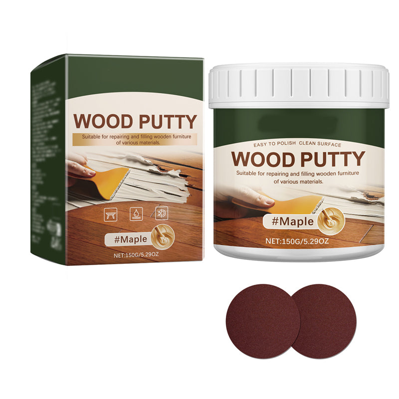 🔥FLASH SALE🔥 Wood Repair Filler Putty – Fills Cracks & Chips, Smooths Surfaces, Blends with Dark Wood – Easy Application!