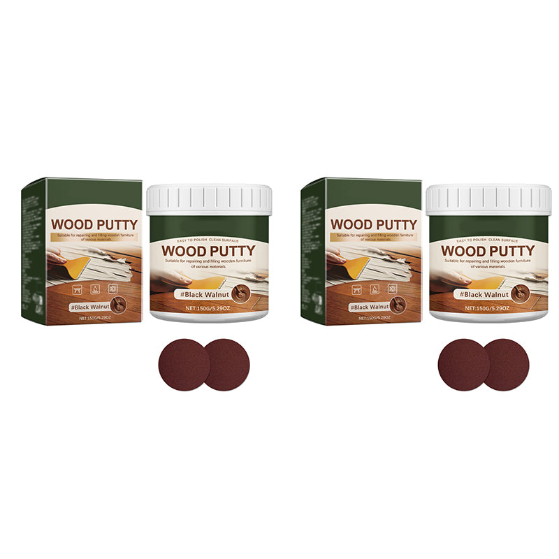 🔥FLASH SALE🔥 Wood Repair Filler Putty – Fills Cracks & Chips, Smooths Surfaces, Blends with Dark Wood – Easy Application!