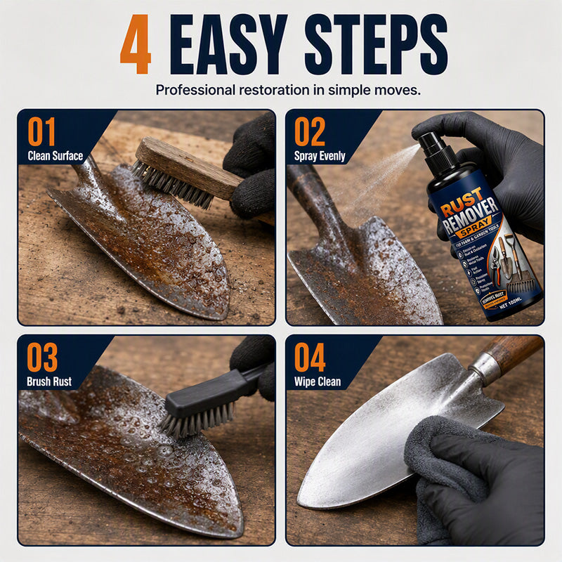 🔥 Rust Remover Spray for Metal – Helps Dissolve Rust, 100ml, for Iron & Steel 🔧