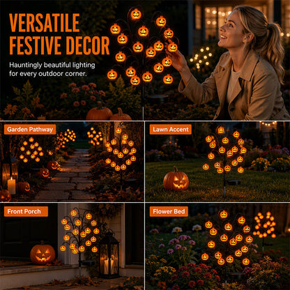 🥳2026 HOT SALE🥳💞50K+ SOLD!🎃🦇 50% OFF!👻Waterproof Halloween Pumpkin Solar Branch Lights