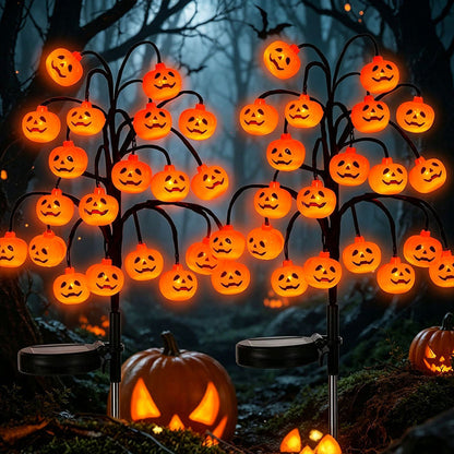🥳2026 HOT SALE🥳💞50K+ SOLD!🎃🦇 50% OFF!👻Waterproof Halloween Pumpkin Solar Branch Lights