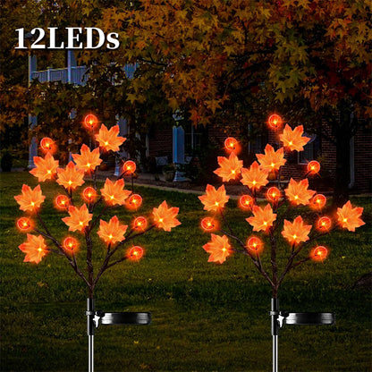 🥳2026 HOT SALE🥳💞50K+ SOLD!🎃🦇 50% OFF!👻Waterproof Halloween Pumpkin Solar Branch Lights