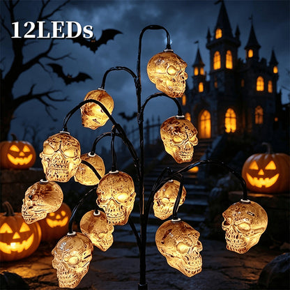 🥳2026 HOT SALE🥳💞50K+ SOLD!🎃🦇 50% OFF!👻Waterproof Halloween Pumpkin Solar Branch Lights
