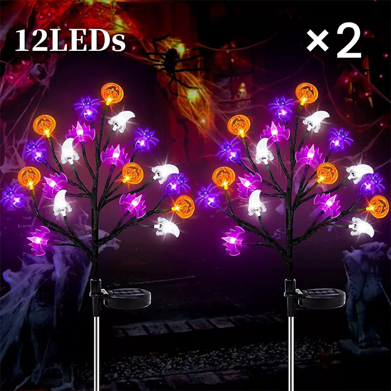 🥳2026 HOT SALE🥳💞50K+ SOLD!🎃🦇 50% OFF!👻Waterproof Halloween Pumpkin Solar Branch Lights