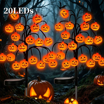 🥳2026 HOT SALE🥳💞50K+ SOLD!🎃🦇 50% OFF!👻Waterproof Halloween Pumpkin Solar Branch Lights