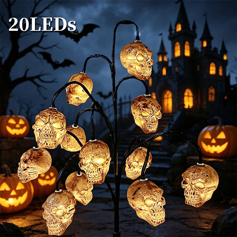 🥳2026 HOT SALE🥳💞50K+ SOLD!🎃🦇 50% OFF!👻Waterproof Halloween Pumpkin Solar Branch Lights