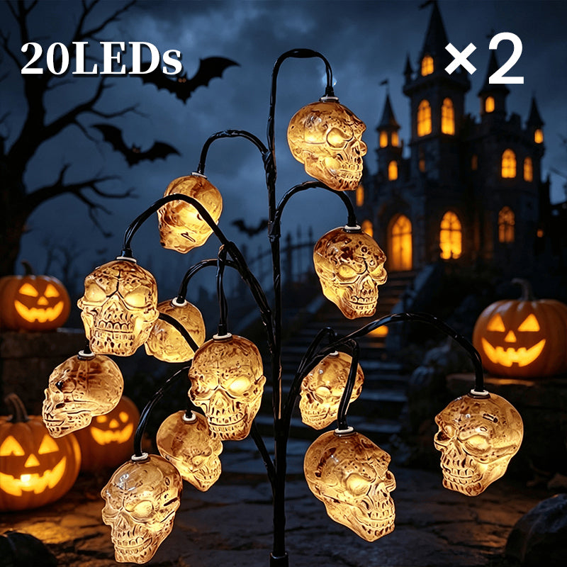 🥳2026 HOT SALE🥳💞50K+ SOLD!🎃🦇 50% OFF!👻Waterproof Halloween Pumpkin Solar Branch Lights