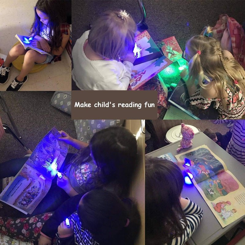 🔥🎉 HOT SALE – 50% OFF! 🌈 Mini Colourful LED Finger Lights – Fun Party Glow Flashlights with Elastic Bands ✨🖐️