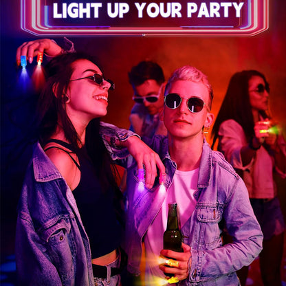 🔥🎉 HOT SALE – 50% OFF! 🌈 Mini Colourful LED Finger Lights – Fun Party Glow Flashlights with Elastic Bands ✨🖐️