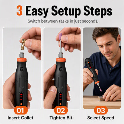 Mini Handheld Cordless Rotary Tool