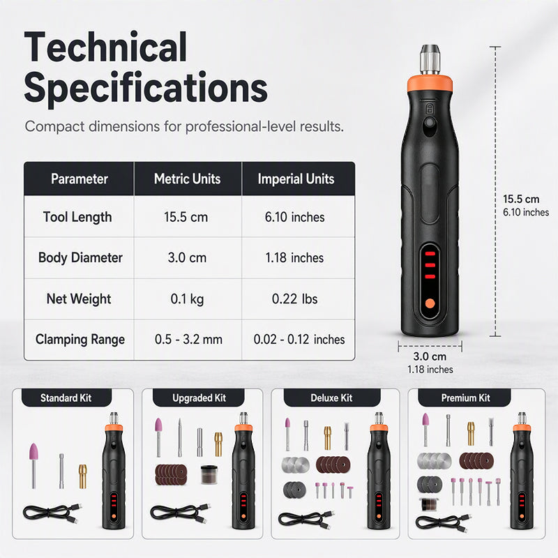 Mini Handheld Cordless Rotary Tool